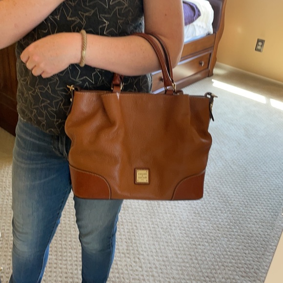 Dooney & Bourke Pebble Leather Brenna Satchel with  Dooney & Bourke Pebble Leather Brenna Bag & Wallet